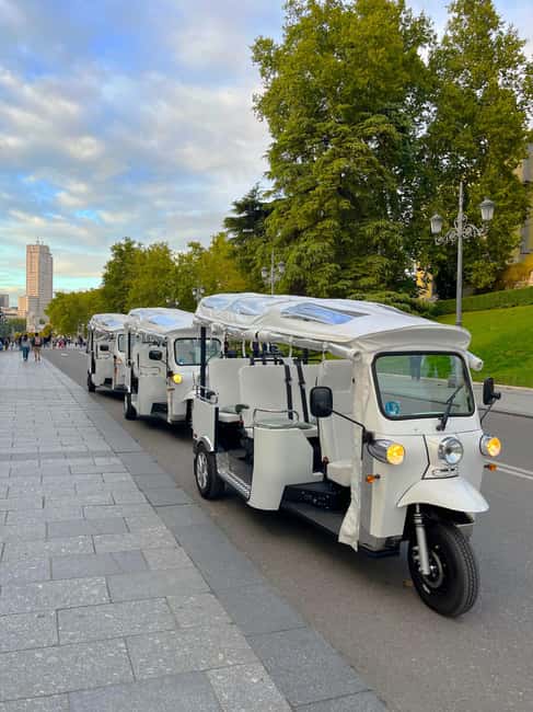Madrid: Private Tuk Tuk Tour with Expert Guide and Panoramic Views - Literary Madrid and the museum district
