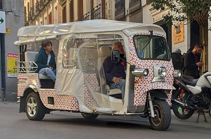 Madrid Sightseeing Tuk Tuk Tours - Retiro Park and the Puerta de Alcalá