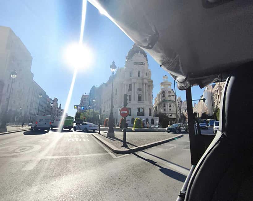 Madrid: Tuk Tuk Tour of the Historic Heart and Gran Vía. 1h 15min - Mercado de San Miguel and Madrid’s food culture