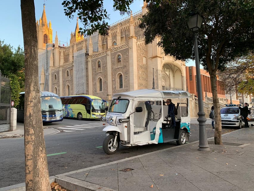 Madrid Tuk Tuk Welcoming Tour - Calle Mayor, San Miguel, and Madrid’s old center