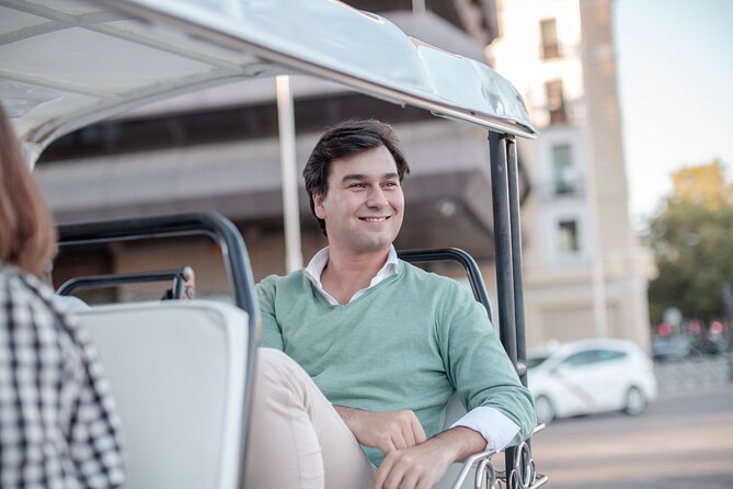 Madrid Welcome Tour with Local Guide in Eco Tuk Tuk Private - Debod Temple and the final view
