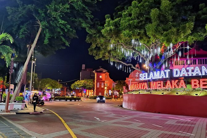 Malacca Night Tour with River Cruise & Trishaw Ride from KL (SIC) - St. Paul’s Hill and views toward the strait