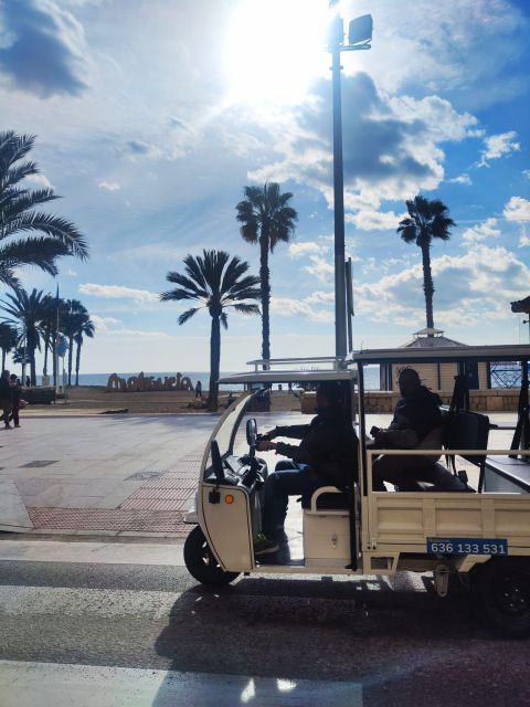 Málaga 1-hour by TukTuki: Essential and Private Tour - Comfort, access, and the open vehicle