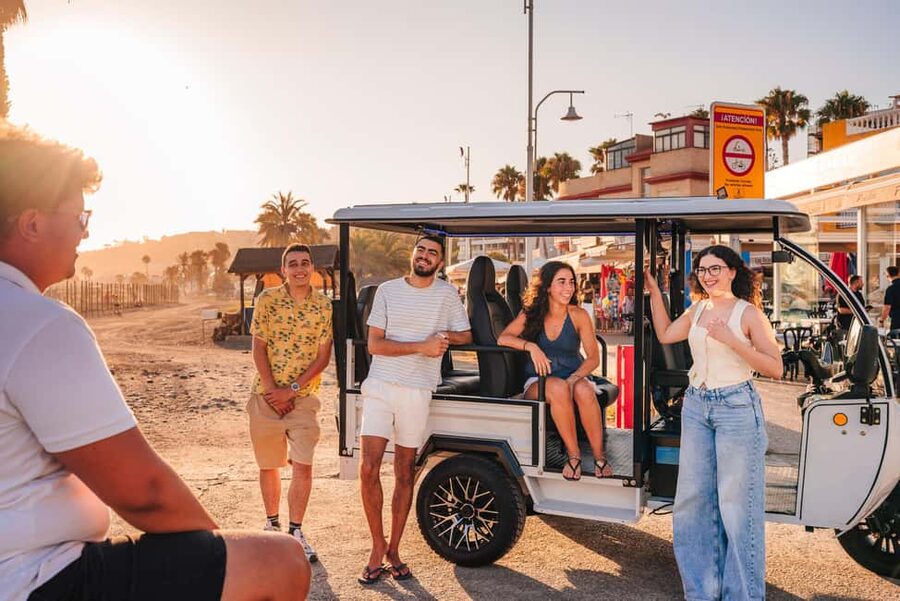 Málaga: 1-hour Private Tuk Tuk Tour - The historic center, from the Roman theatre to Larios Street