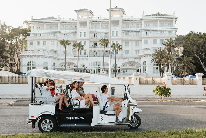 Malaga Expert Tour with Local Guide in Eco Tuk Tuk Private - The climb to Mirador de Gibralfaro