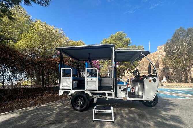 Malaga: Tuk tuk tour - The Three Graces fountain and Pier One