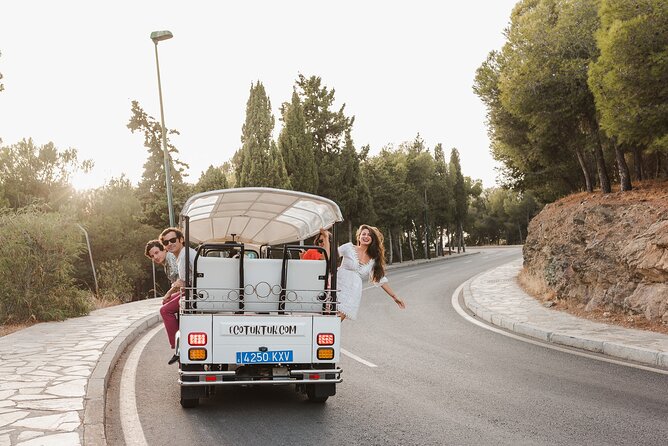 Malaga Welcome Tour with Local Guide in Eco Tuk Tuk Private - Baños del Carmen and the eastern shoreline