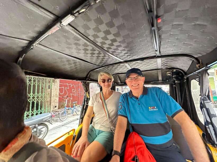 Manila: Guided Tuk Tuk Ride - Riding a tuk tuk, jeepney, and local tricycle