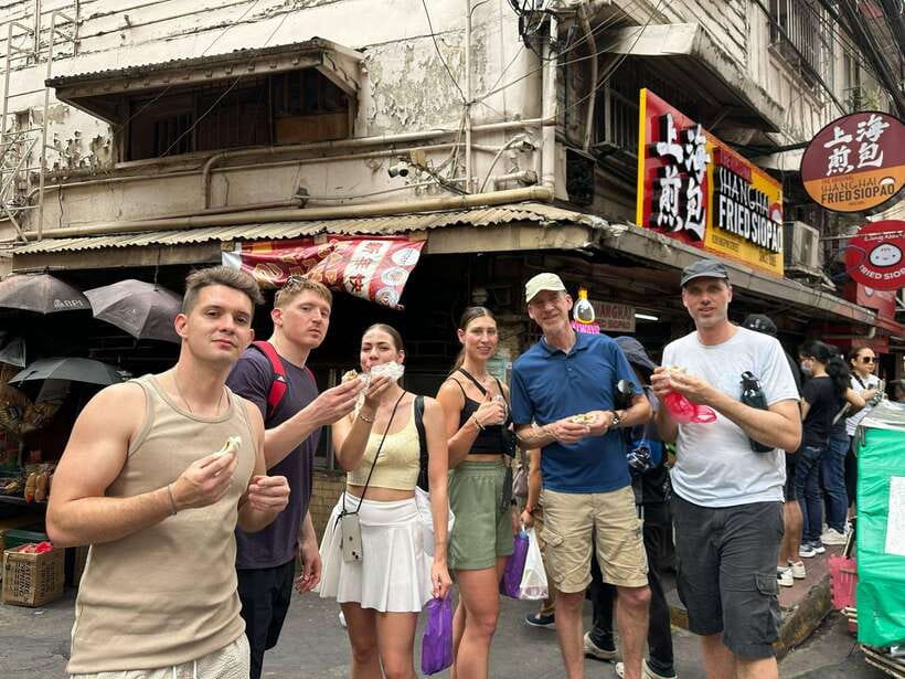 Manila Street Food and Drinks with Tuktuk Experience - Banana cue, camote fries, and turon to start