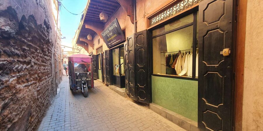 Marrakech Tuk-Tuk Tour with Photography Museum+Secret Garden - Le Jardin Secret and its two very different gardens