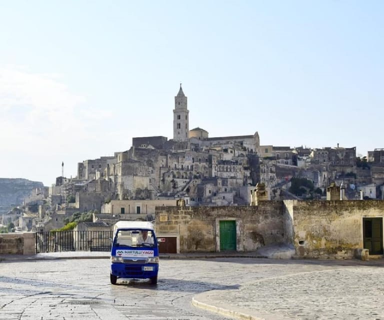 Matera: City Center and Murgia Park Porter Tuk-Tuk Tour - Through Matera’s historic center