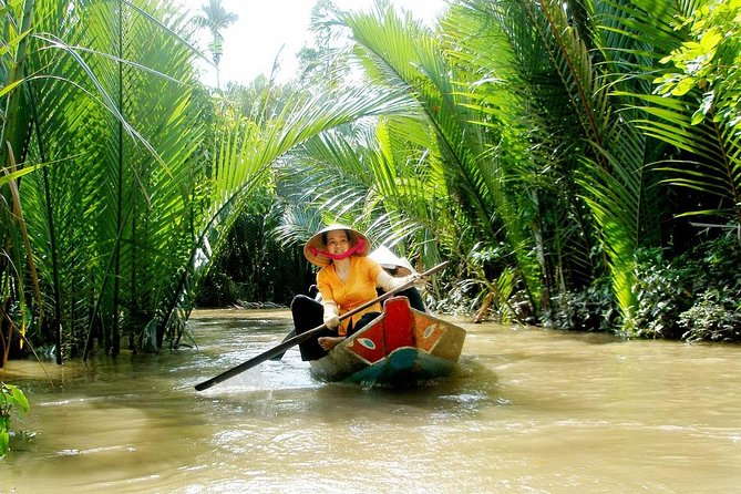 Mekong Delta 4 Islands, TukTuk, Boat, Try Khot Cake Local Cooking - Ben Tre, coconut candy, and village crafts