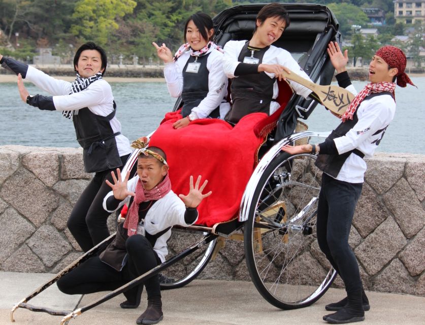 Miyajima: Private Rickshaw Tour to Itsukushima Shrine - Senjokaku Shrine on the 130-minute tour