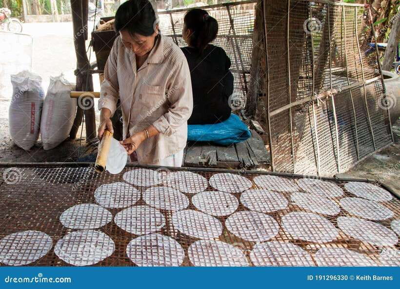 Morning Tuk tuk: City, Handicrafts, Killing field, Temples - Khmer rice noodles made by hand