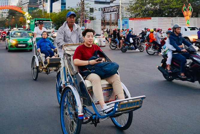 Nha Trang After Dark by Cyclo - Riding a Traditional Cyclo After Dark