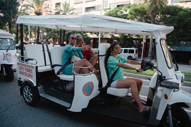 Official Tuk Tuk BCN l Barcelona 2 Hours City Tour - Montjuïc, the Olympic stadium, and MNAC