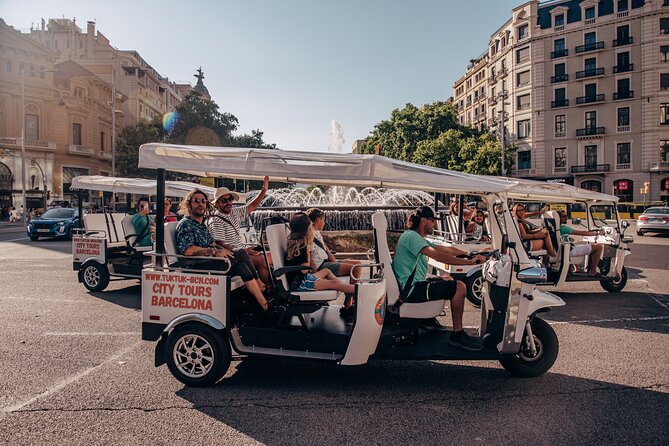 Official Tuk Tuk BCN l Barcelona 2 Hours City Tour - Passeig de Gràcia and Gaudí’s two great façades