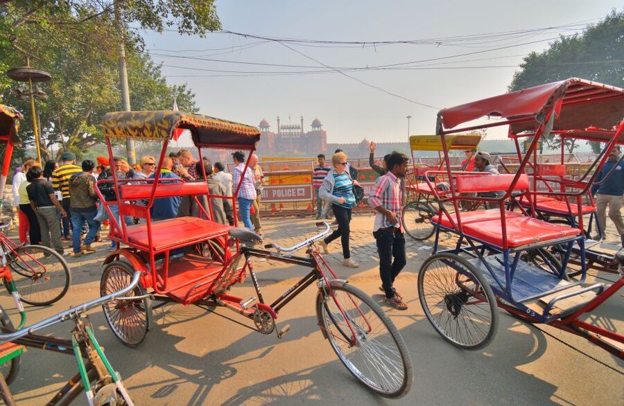Old Delhi: 3-Hour Tuk-Tuk/Rickshaw Tour - Jama Masjid gives the tour its grand opening