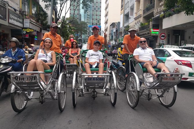 One hour cyclo tour around Saigon - Meeting the driver at the Opera House
