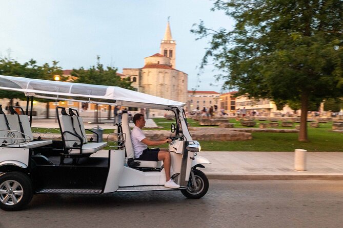 Panorama guided Zadar Eco Tuk Tuk tour - The Zadar Sphinx and a local oddity