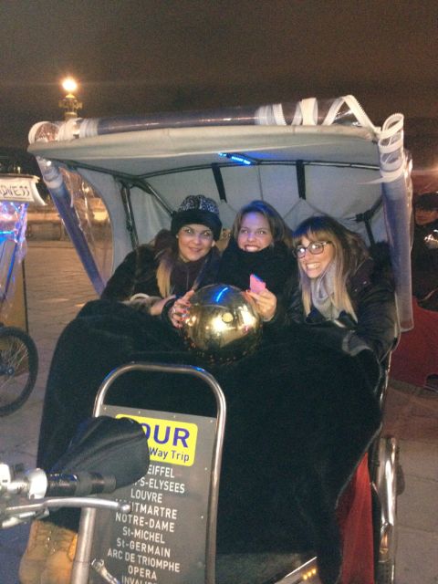 Paris: Nighttime Tuk-Tuk Tour - What the tuk-tuk feels like in cold or wet weather
