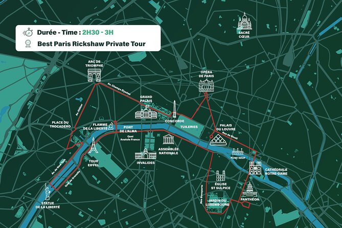 Paris Private Sightseeing Guided Tour by Electric Rickshaw - From Notre-Dame to the Louvre