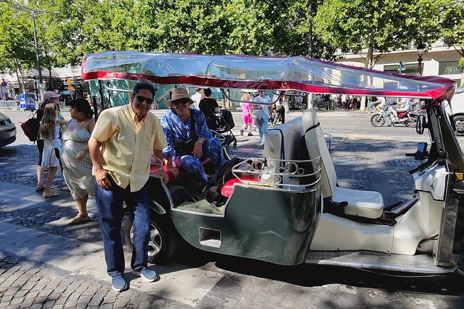 Paris Sightseeing by Tuk Tuk Golf Cart 2 hours - The Arc de Triomphe and the best Eiffel Tower view