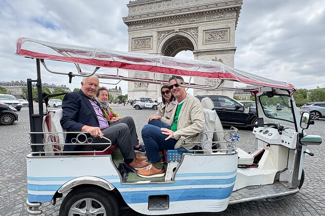 Paris Sightseeing by Tuk Tuk Golf Cart 2 hours - Concorde, the Grand Palais, and Parisian ceremony
