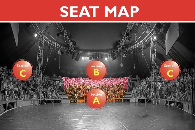 Phare, The Cambodian Circus with Round-Trip Tuk Tuk Transfer - Choosing A seats or B seats