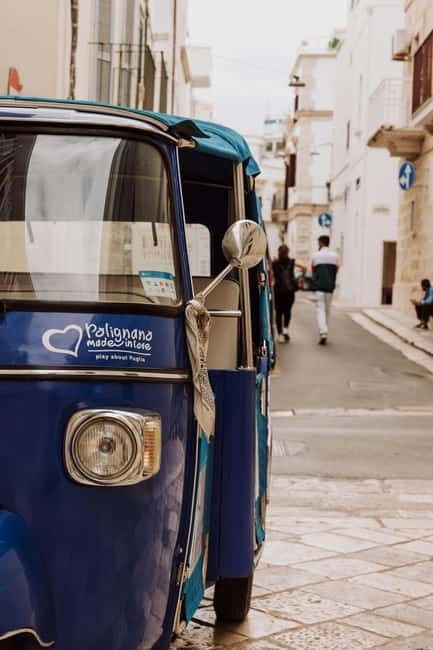 Polignano a Mare: Coast to Coast TukTuk Tour - Sea caves, cliffs, and coastal viewpoints