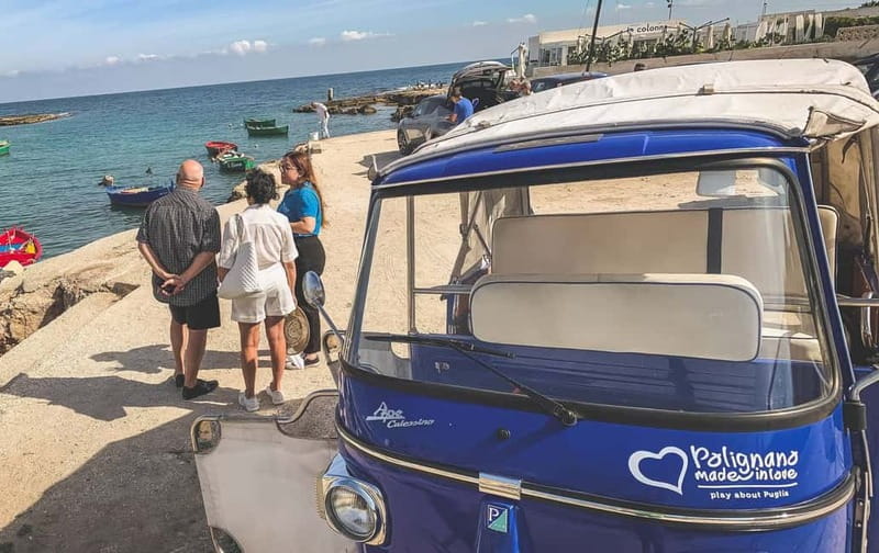 Polignano a Mare: Coast to Coast TukTuk Tour - Portalga beach and less obvious corners