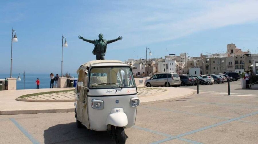 Polignano a Mare: Scenic Tuk-Tuk Tour Along the Coast - From Cala Incina toward Polignano’s cliffs
