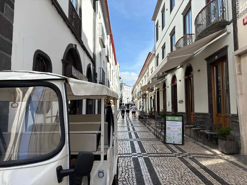 Ponta Delgada: Private City Tour by Electric Tuk Tuk - From the meeting garage to Ponta Delgada’s old streets