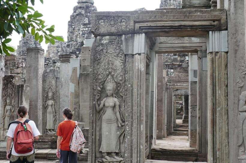 Private Angkor Sunrise, Guide Breakfast and Tuktuk included - Angkor Thom’s south gate at 12:30 PM