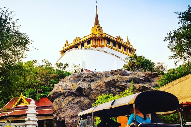 Private Bangkok Tuk Tuk Sunset Long-tail Night Lights - Seeing Loha Prasat under night lights