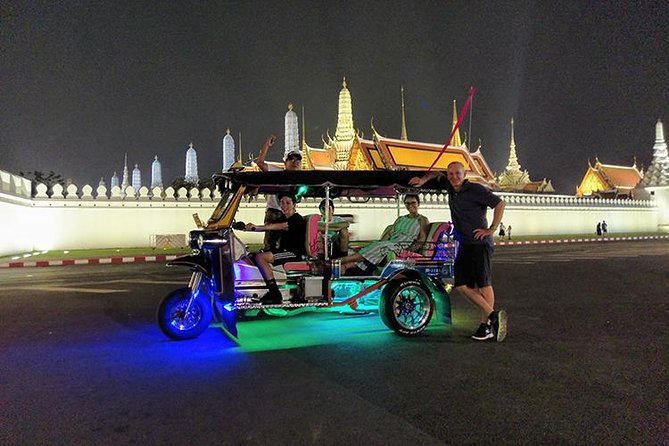 Private Bangkok Tuk Tuk Sunset Long-tail Night Lights - Starting on the Chao Phraya River