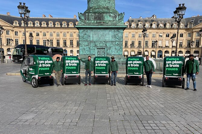 Private City-Tour by rickshaw bike in Paris : The "Napoléon" - From Place de la Concorde to the Champs-Elysées