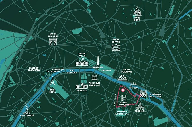 Private City-Tour by rickshaw bike in Paris: The "Saint-Germain" - Saint-Sulpice, one of Paris’s largest churches