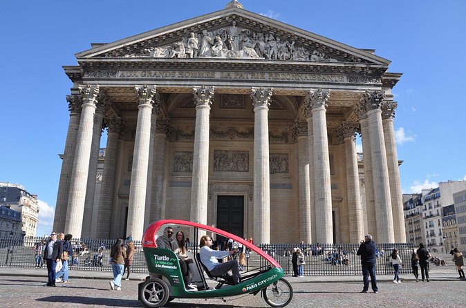 Private City-Tour by rickshaw bike in Paris: The "Saint-Germain" - Commentary, photos, and the short time limit