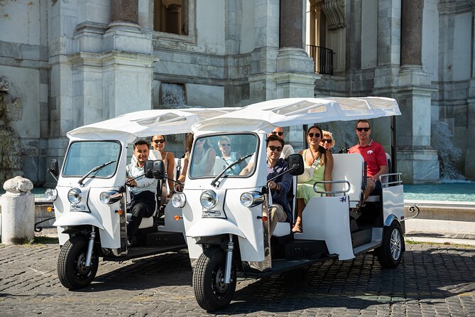 Private Electric Tuktuk Tour of Rome with Prosecco and Pickup - Key points to know before booking
