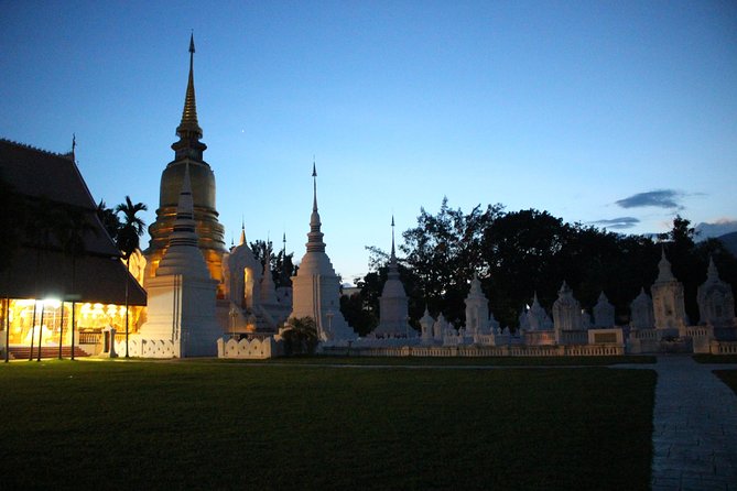 Private Evening! Crisscross Chiang Mai's Night by the classic Tuk Tuk - The Three Kings Monument explains the old city center