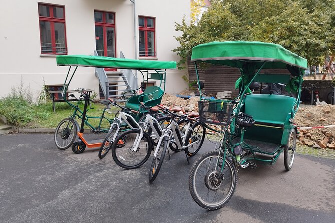 Private Guide Up to Group 6 - ONE Rickshaw, (E)Bikes, E-Scooters - A private ride through Berlin’s central story