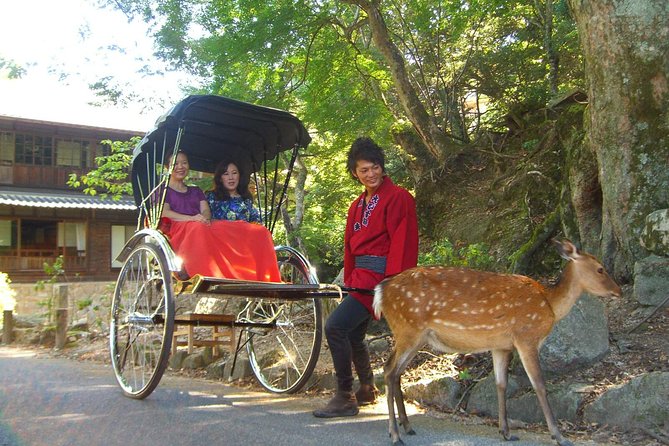 Private Miyajima Rickshaw Tour Including Itsukushima Shrine - Quiet lanes and traditional Miyajima