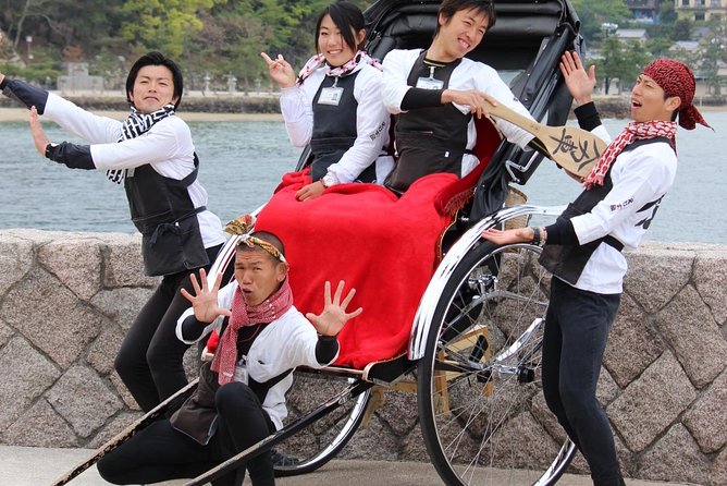 Private Miyajima Rickshaw Tour Including Itsukushima Shrine - Comfort, seating, and family details