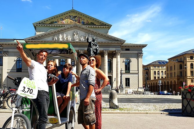 Private Munich Rickshaw City Tour and English Garden - Marienplatz and the old town’s grand opening