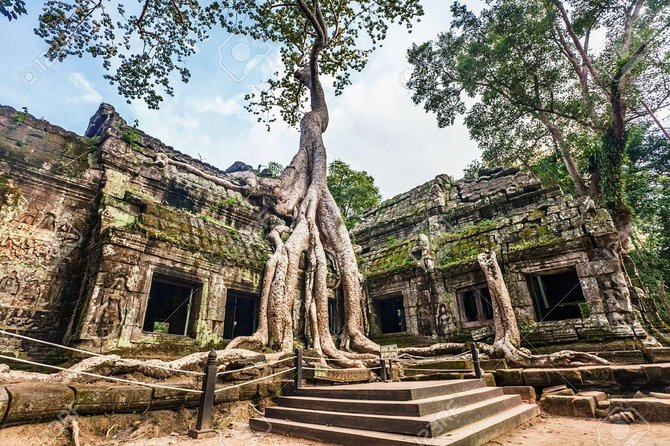 Private one-day tuktuk 'small tour' of the oldest Angkor temples - Ta Keo has a stark, unfinished form