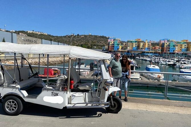 Private Tuk-Tuk Tour of Albufeira - Praia São Rafael, a famous beach with little spare time