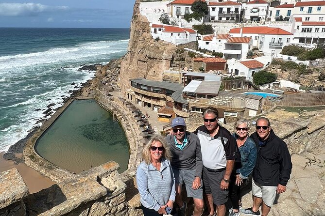 Private Tuk Tuk Tour of Sintra and Beaches in 2.5h - Walking down to the ocean pool at Azenhas do Mar