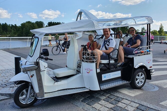 Private TukTuk guided Tour in Helsinki 2,5 hrs - Katajanokka, Art Nouveau buildings, and the icebreakers