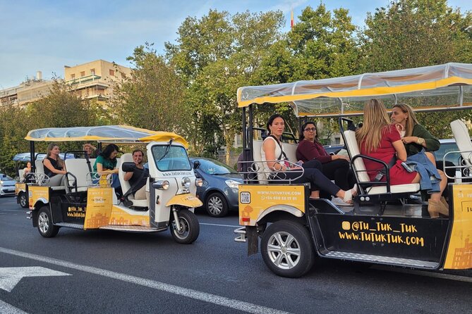 Privately Guided Panoramic Tour in Yellow Tuk Tuk from Madrid - Cibeles, Neptuno, and Madrid’s football rivalry